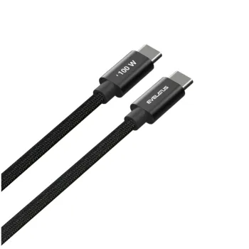Кабел PowerFlex Pro 100W EVELATUS USB Type-C-USB 2.0 (1.2 m)