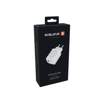 Адаптер зарядно EVELATUS 2 в 1 22W комбиниран за часовник