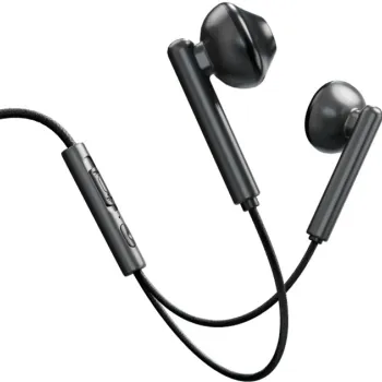 Слушалки EVELATUS Crystal clear sound жични 3.5 jack Black