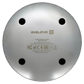 Безжично зарядно EVELATUS EWC04