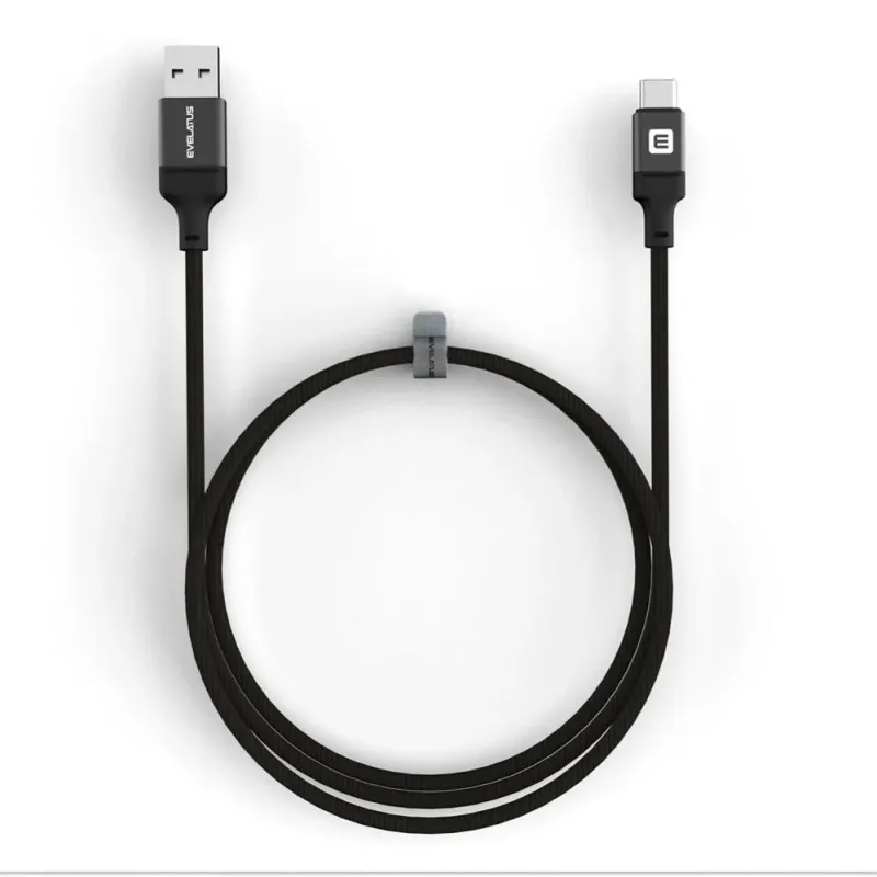 Кабел EVELATUS Pro (Braided) USB A to USB C (1.2m)
