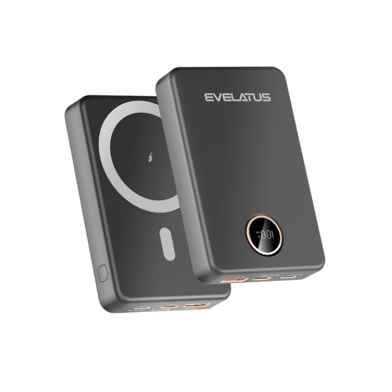 EVELATUS 22.5W Wireless Power Bank 10000mAh Преносима батерия