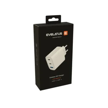 Адаптер зарядно EVELATUS USB-C1/USB-C1/USB-A 45W