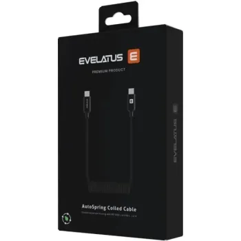 Кабел AutoSpring EVELATUS USB - A - Apple Lightning 1.2m