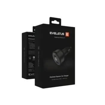 Зарядно за кола EVELATUS USB-A/USB-C 30W