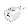 Адаптер зарядно EVELATUS USB-C & USB-A 20W