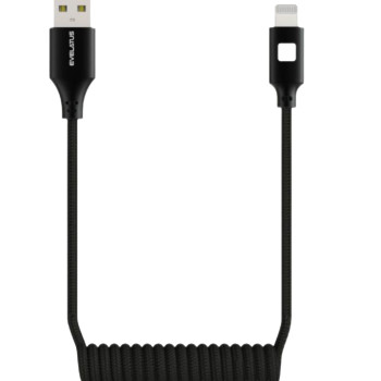 Кабел AutoSpring EVELATUS USB - A - Apple Lightning 1.2m