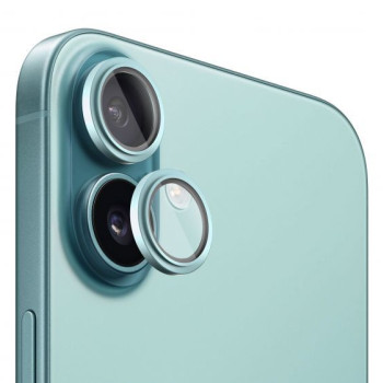 Протектор за камера iPhone 16, 16 Plus EVELATUS Armor Teal