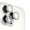 Протектор за камера iPhone 16 Pro/iPhone 16 Pro Max EVELATUS White