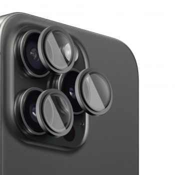 Протектор за камера iPhone 16 Pro/iPhone 16 Pro Max EVELATUS Black