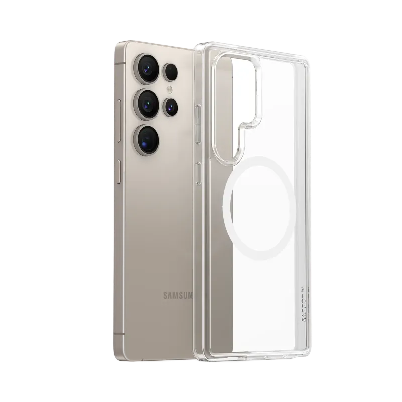 Силиконов гръб EVELATUS Clear Case Samsung S25 Ultra MagSafe Прозрачен