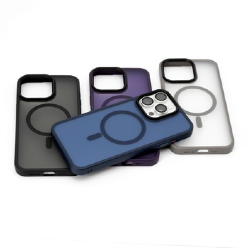 Калъф EVELATUS iPhone 16 Hybrid Case With MagSafe PC+TPU Black