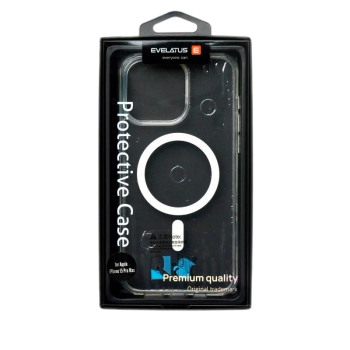Силиконов гръб EVELATUS Clear Case iPhone 16 MagSafe
