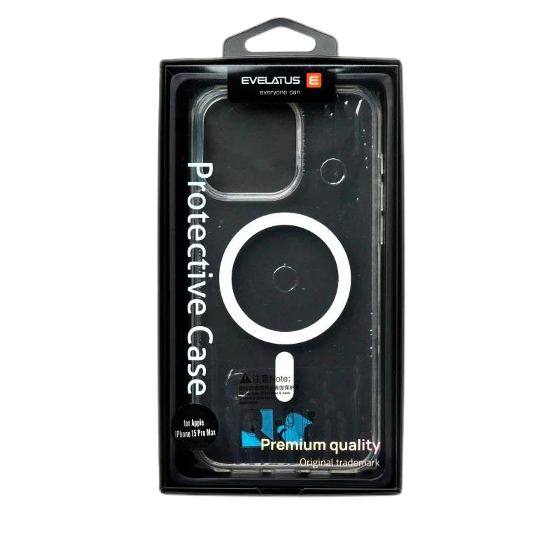 Силиконов гръб EVELATUS Clear Case iPhone 16 MagSafe
