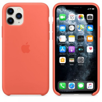 Оригинален силиконов калъф IPHONE 11 PRO MWYQ2ZM/A Оранжев