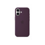 Оригинален силиконов калъф IPHONE 16 Brown MagSafe