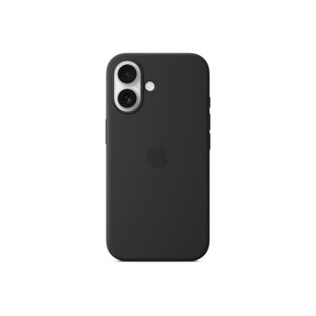 Оригинален силиконов калъф IPHONE 16 Black MagSafe
