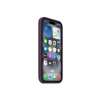 Оригинален силиконов калъф IPHONE 16 Brown MagSafe