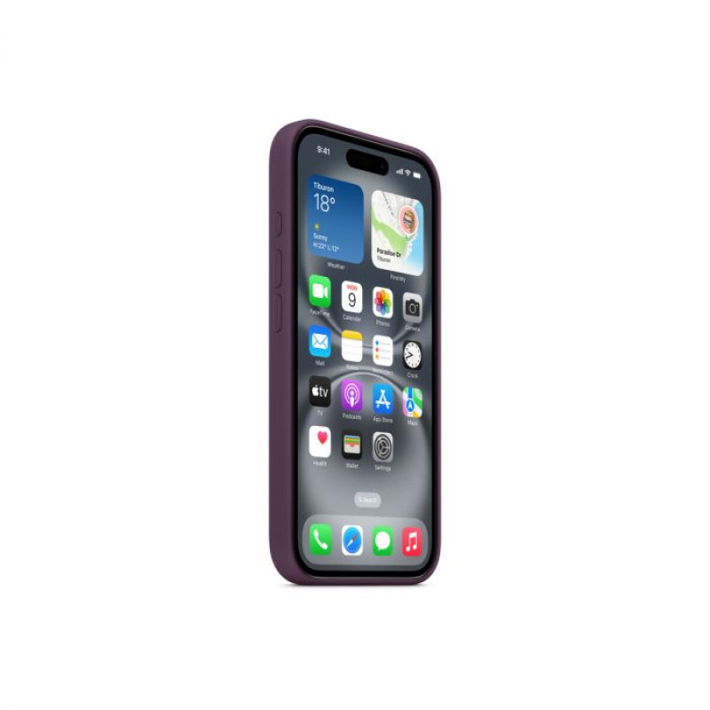 Оригинален силиконов калъф IPHONE 16 Brown MagSafe