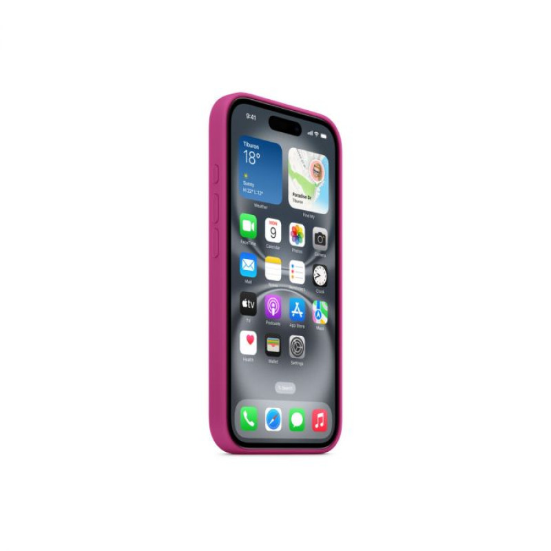 Оригинален силиконов калъф IPHONE 16 Pink MagSafe