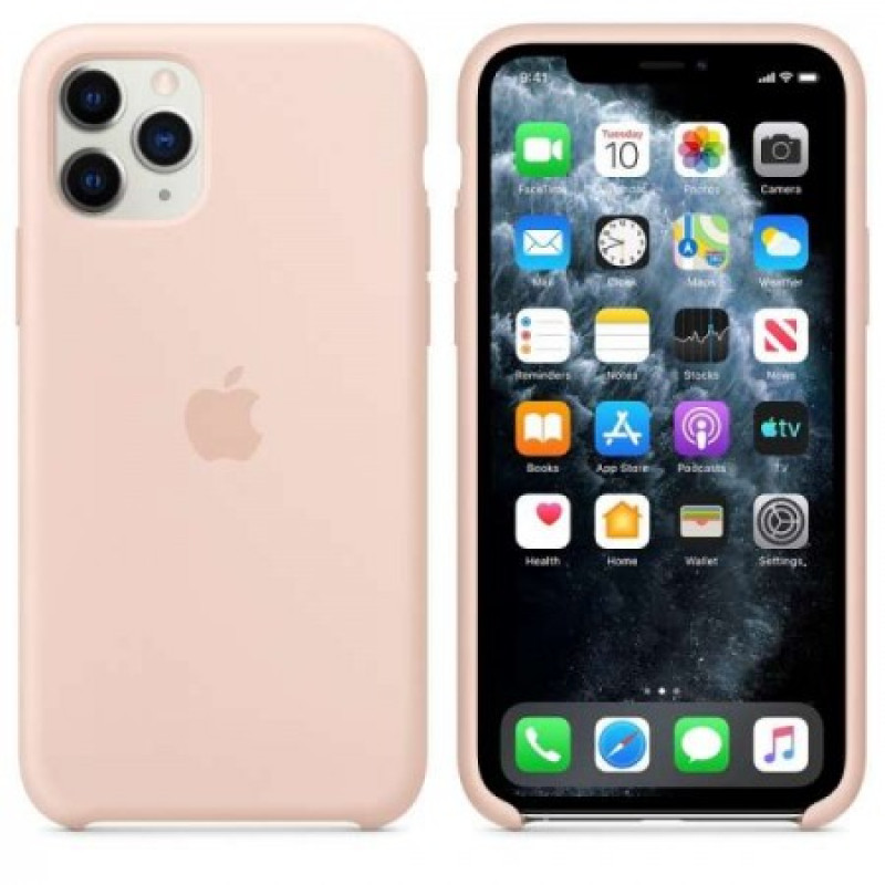 Оригинален силиконов калъф IPHONE 11 PRO MAX MWYY2ZM Розов
