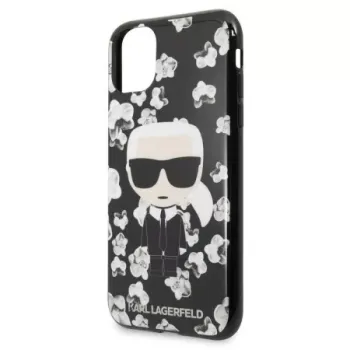 Karl Lagerfeld Черен кейс iPhone 11(6.1) KLHCN61FLFBBK