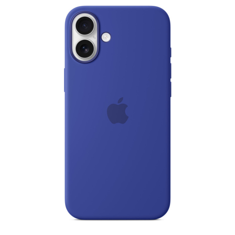 Оригинален силиконов калъф IPHONE 16 Blue MagSafe