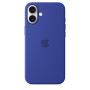 Оригинален силиконов калъф IPHONE 16 Blue MagSafe