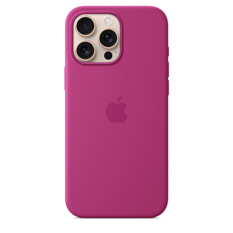 Оригинален силиконов калъф IPHONE 16 Pro Max Pink MagSafe
