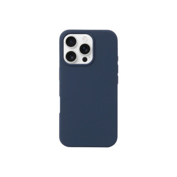 Оригинален силиконов калъф IPHONE 16 Pro Dark Blue MagSafe