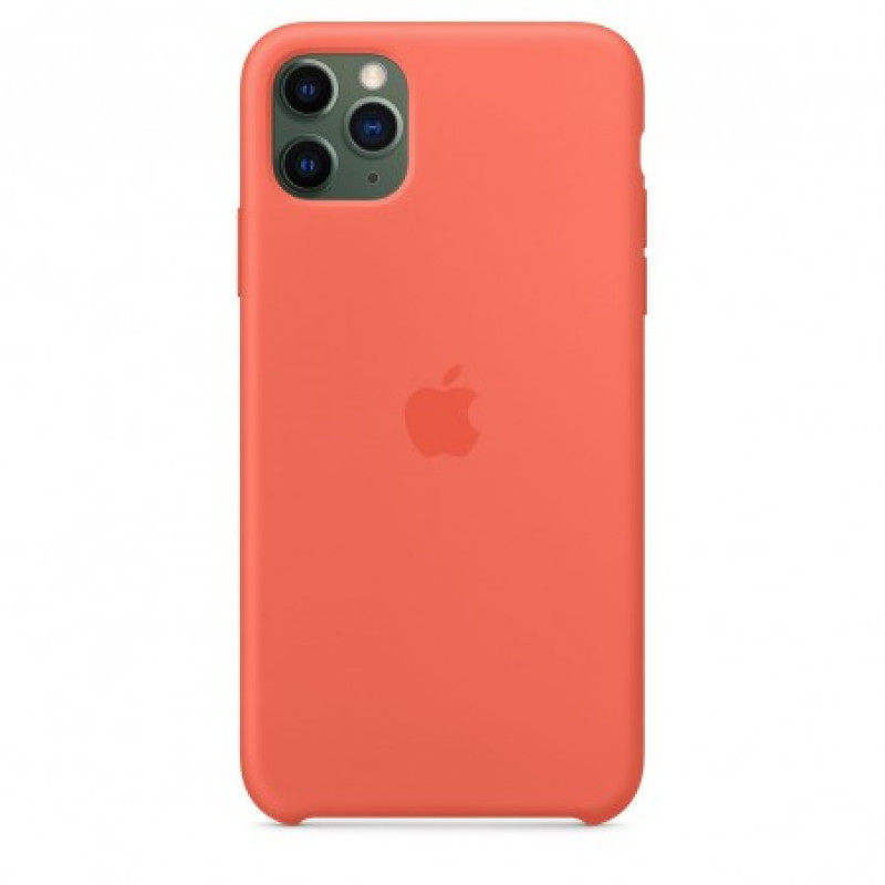Оригинален силиконов калъф IPHONE 11 PRO MAX MX022ZM/A Оранжев