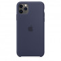 Оригинален силиконов калъф IPHONE 11 PRO MWYJ2ZM/A Тъмно син