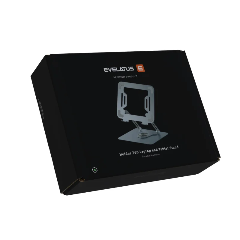 Алуминиева стойка за лаптоп и таблет 360°  EVELATUS