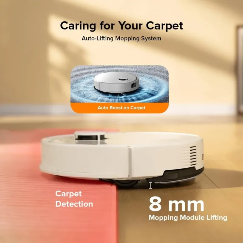 Roborock Q10PF+ Прахосмукачка робот бял